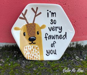 Sugarland - Color Me Mine Fawn Plate