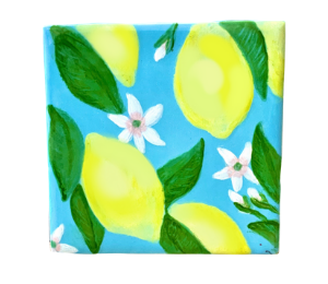 Sugarland - Color Me Mine Lemon Square Tile