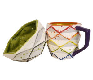 Sugarland - Color Me Mine Rainbow Prism Mug