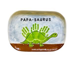 Sugarland - Color Me Mine Papasaurus Plate