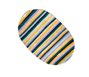 Sugarland - Color Me Mine Stripes Platter