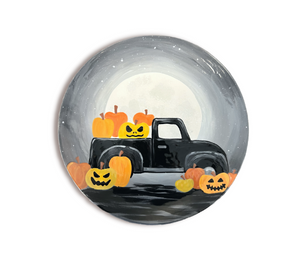 Sugarland - Color Me Mine Pumpkin Truck Plate