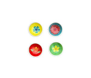 Sugarland - Color Me Mine Floral Ramekin Set