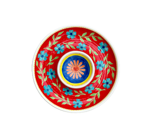 Sugarland - Color Me Mine Floral Chip N Dip Bowl