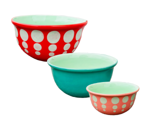 Sugarland - Color Me Mine Retro Mixing Bowls