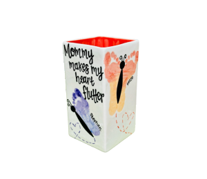 Sugarland - Color Me Mine Butterfly Vase