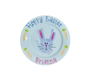 Sugarland - Color Me Mine Easter Bunny Plate