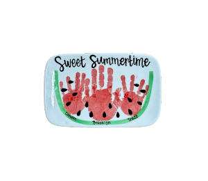 Sugarland - Color Me Mine Watermelon Plate