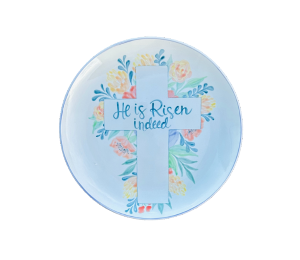 Sugarland - Color Me Mine Cutout Cross Plate