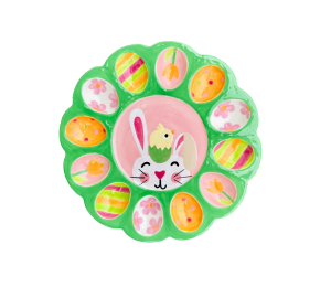 Sugarland - Color Me Mine Easter Sherbet Egg Plate