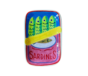 Sugarland - Color Me Mine Open Sardines App Plate