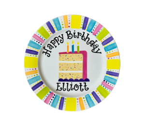 Sugarland - Color Me Mine Birthday Cake Plate