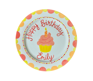 Sugarland - Color Me Mine Birthday Cupcake Plate
